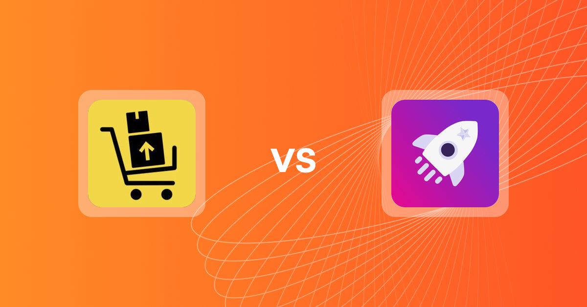 Shopify Upsell and Cross-sell Apps: UpsellFly:Checkout Upsells vs AOV Booster ‑ Bundles & Upsell