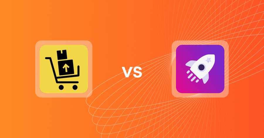 Shopify Upsell and Cross-sell Apps: UpsellFly:Checkout Upsells vs AOV Booster ‑ Bundles & Upsell