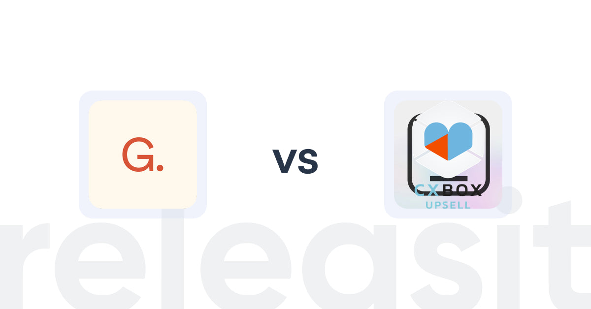 Shopify Upsell and Cross-sell Apps: Goodsize vs CXBOX