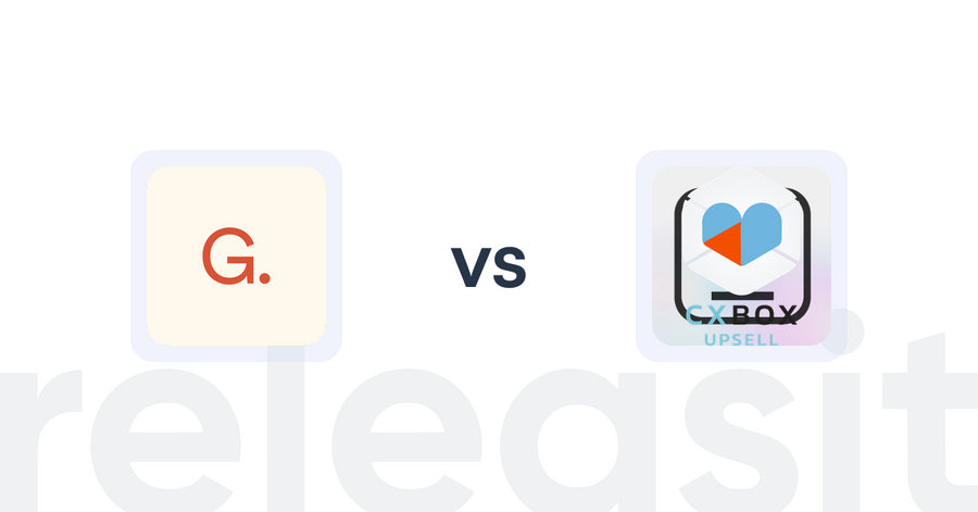 Shopify Upsell and Cross-sell Apps: Goodsize vs CXBOX