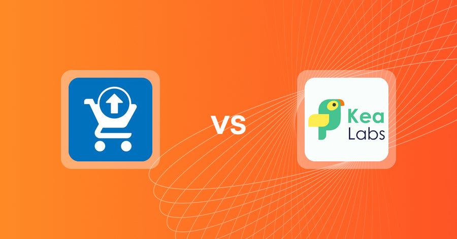 Shopify Upsell and Cross-sell Apps: Ecom Cart Upsell Elite vs Kea Labs: Recommendations