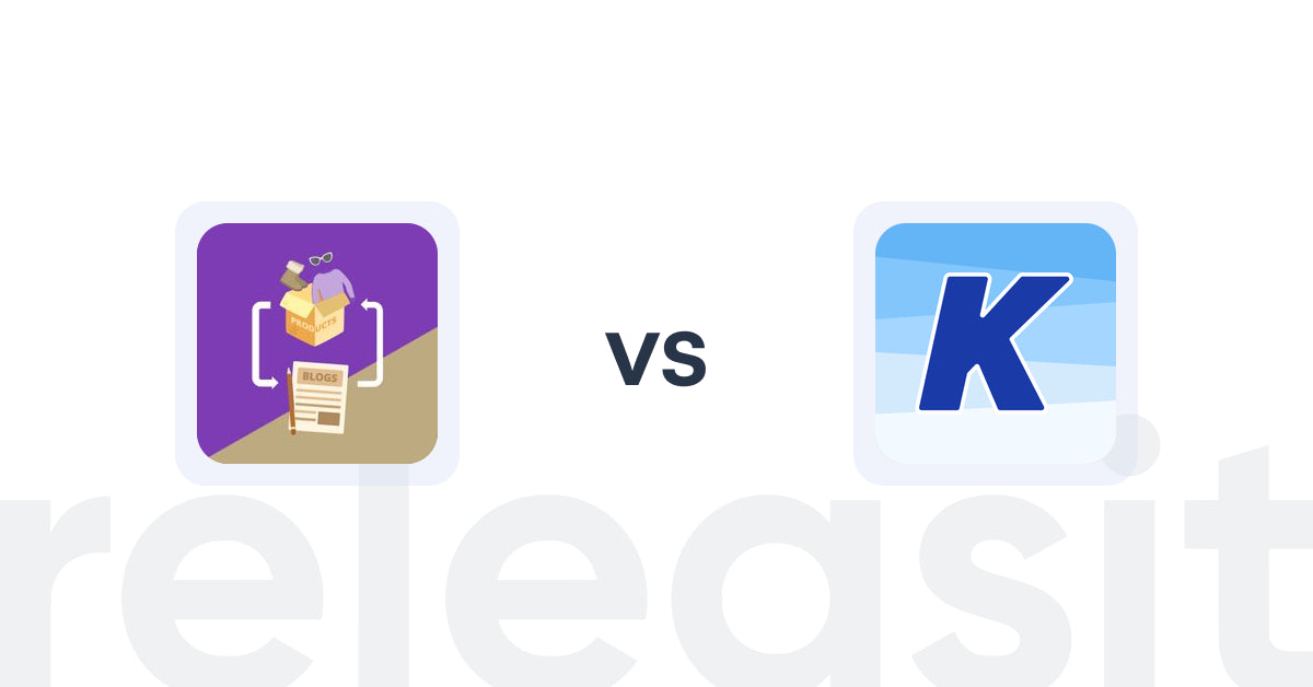 Shopify Upsell and Cross-Sell Apps: Related Products & Blogs vs. K: Cross Sell Related Products