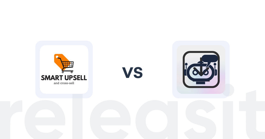Shopify Upsell and Cross-Sell Apps: Smart Upsell vs RevoChat: AI Sales Chatbot