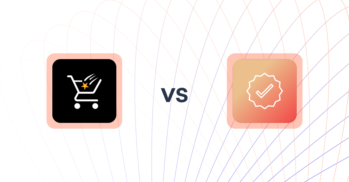 Shopify Upsell and Cross-sell Apps: Checkout Star: Improve AOV,CRO vs Mega Verified Product Badges
