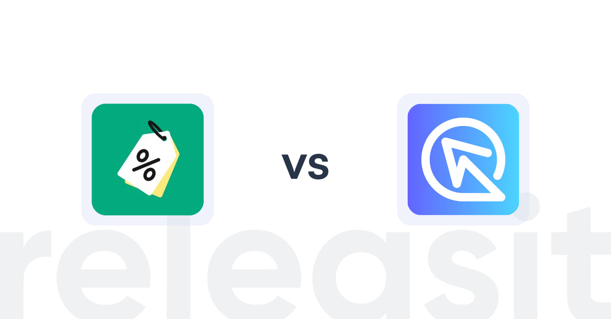 Shopify Upsell and Cross-Sell Apps: Discounty: Bulk Discount Sales vs Shop Quiz: Product Recommender