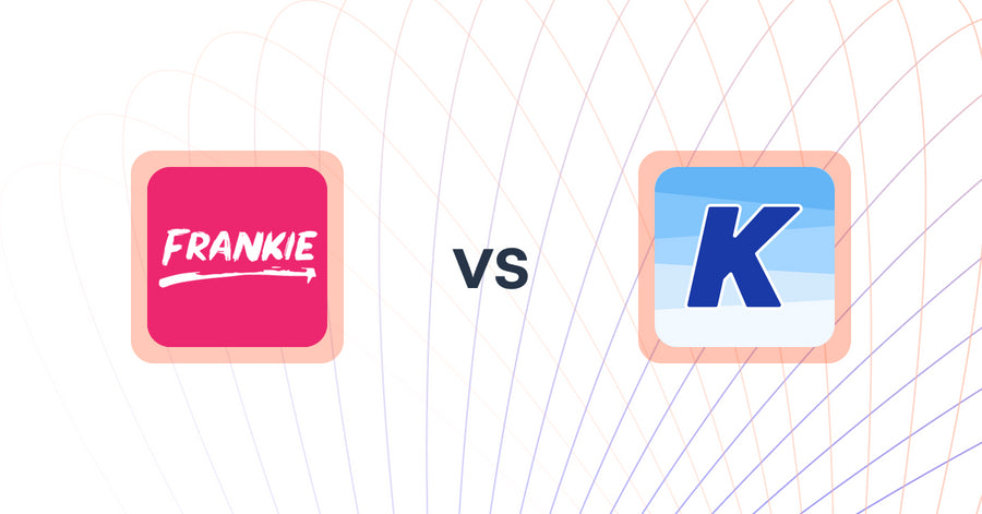 Shopify Upsell and Cross-sell Apps: FrankieAI Recommendations vs K: Cross Sell Related Products