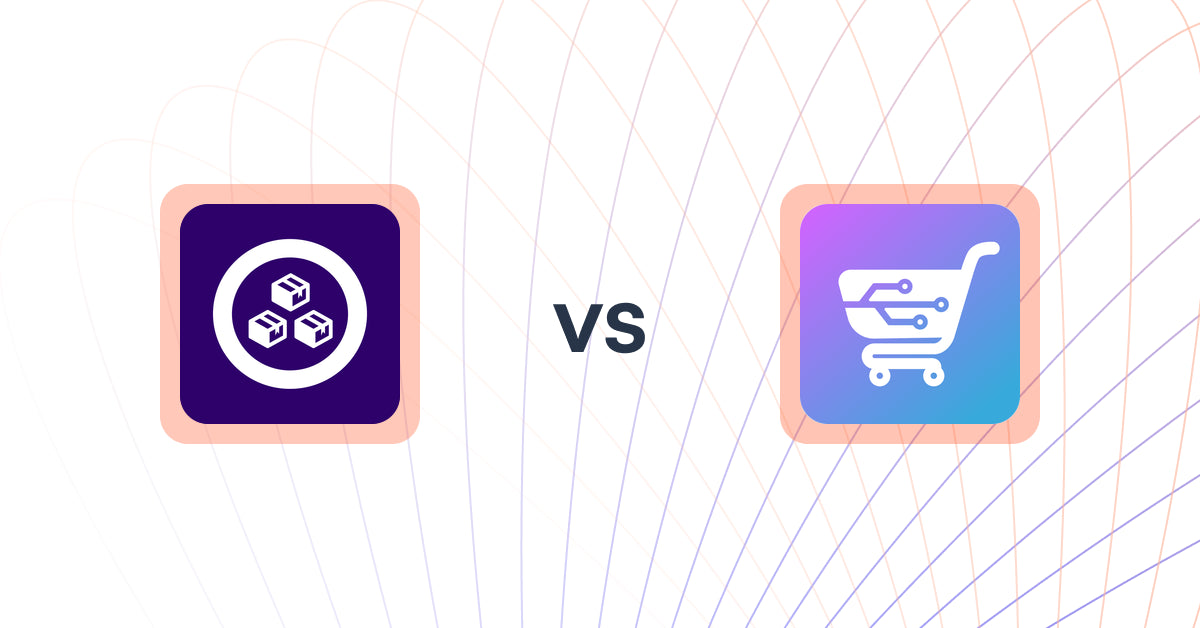 Shopify Upsell and Cross-sell Apps: MCE: Product Addons & Bundles vs AI Cart & Upsell