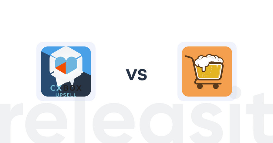 Shopify Upsell and Cross-Sell Apps: CXBOX vs Checkout Brew Upsells & Blocks