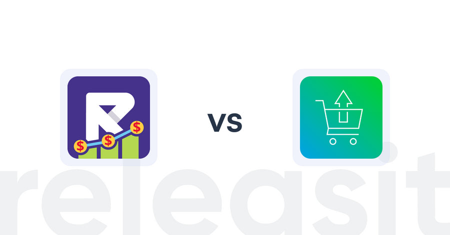 Shopify Upsell and Cross-sell Apps: Sales Motivator Bar by Revy vs Cart Convert Upsell Cross sell