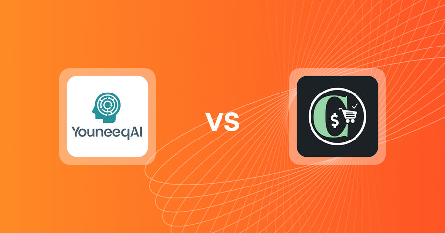 Shopify Upsell and Cross-sell Apps: Youneeq AI Personalization vs Checkmate Upsell Zone