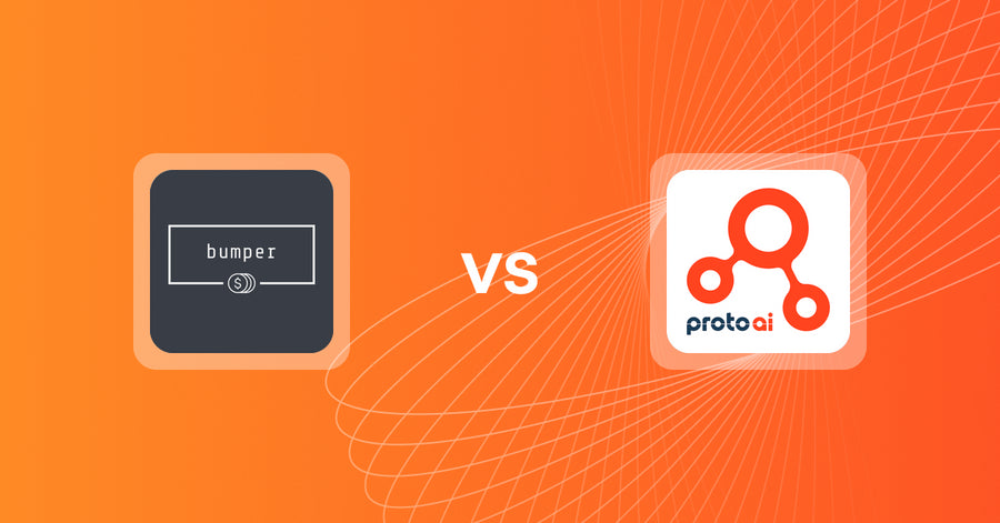 Shopify Upsell and Cross-sell Apps: bumper vs Proto AI Commerce
