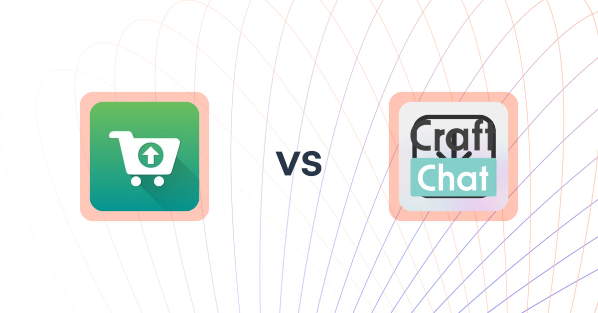Shopify Upsell and Cross-Sell Apps: Smart Suggest Pro by Essenify vs CraftChat: Convert Chat to Sale