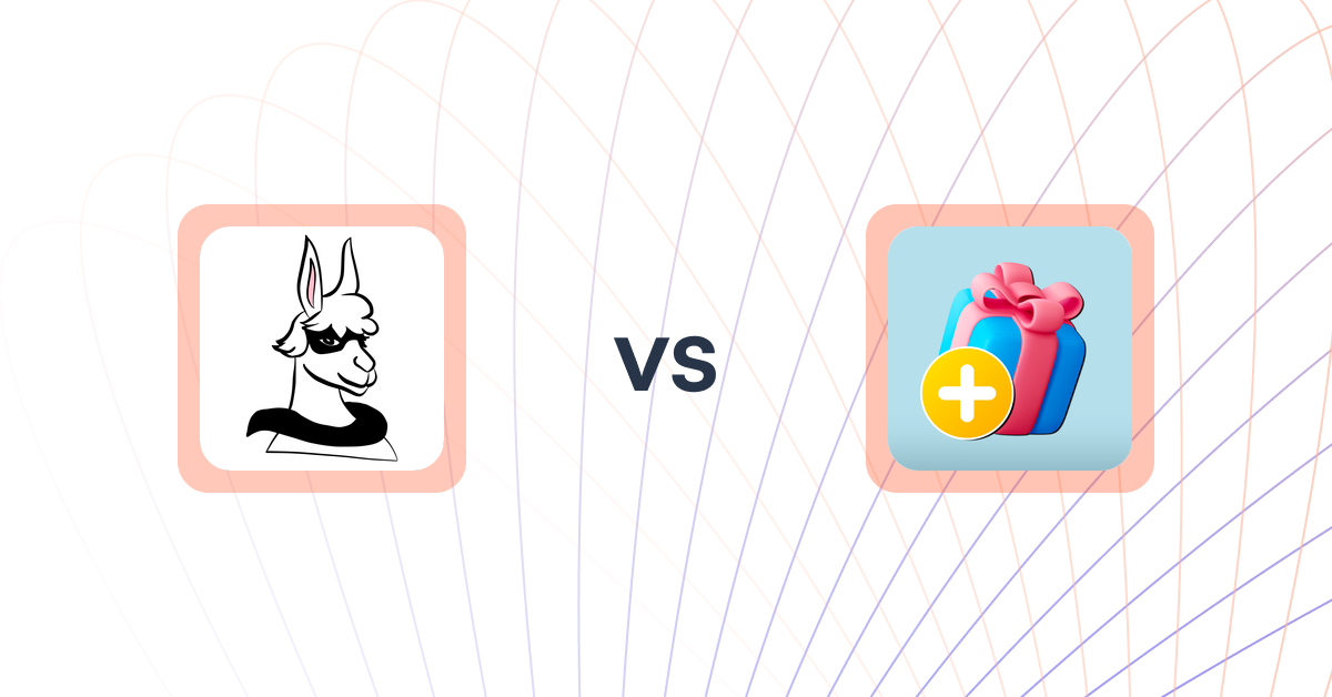 Shopify Upsell and Cross-Sell Apps: Linking Llama vs. Gift Options Plus