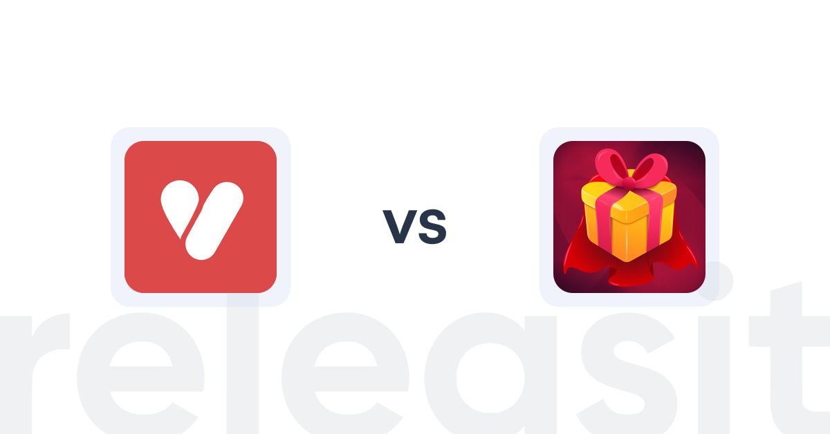 Shopify Upsell and Cross-sell Apps: Visually | A/B Testing & CRO vs Super: Gift Wrap, Gift Message