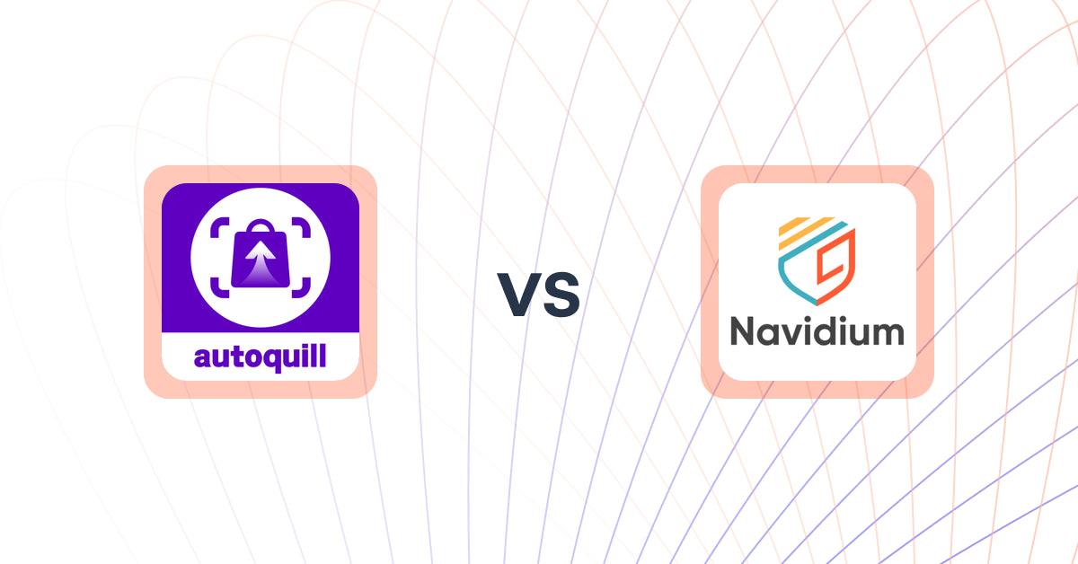 Shopify Upsell and Cross-sell Apps: AI agent Upsell ‑ autoquill vs Navidium Shipping Protection