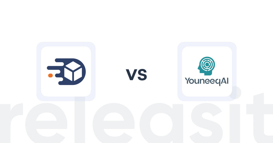 Shopify Upsell and Cross-sell Apps: TrackMage: Tracking & Upsells vs Youneeq AI Personalization