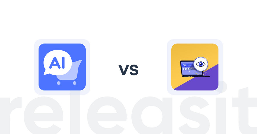 Shopify Upsell and Cross-sell Apps: AI Chatbot +GPT4 ‑ Wiseshoppal vs ReVisit‑Recent Viewed Products