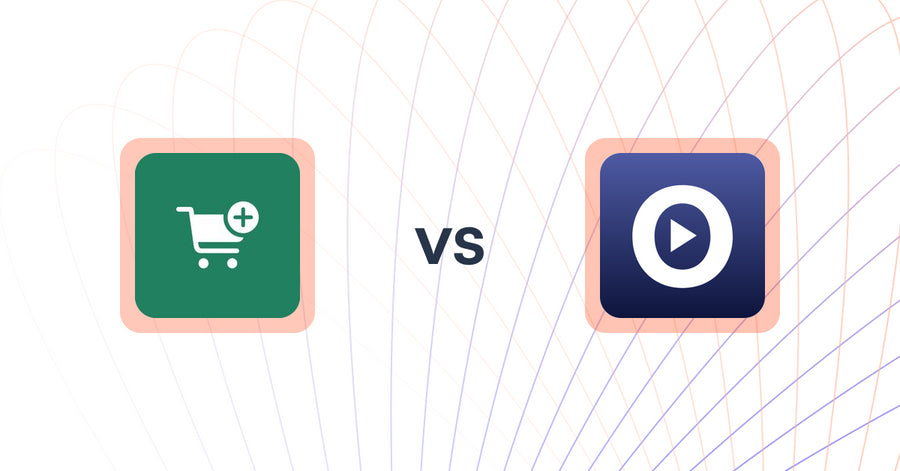 Shopify Upsell and Cross-sell Apps: Checkout Upsell by Code Ninjas vs Vydio: Video Based Upsells