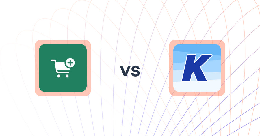 Shopify Upsell and Cross-sell Apps: Checkout Upsell by Code Ninjas vs K: Cross Sell Related Products