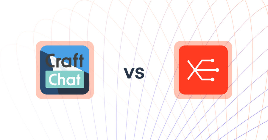 Shopify Upsell and Cross-Sell Apps: CraftChat:Convert Chat to Sale vs. Cross Sell & Upsell by SSC