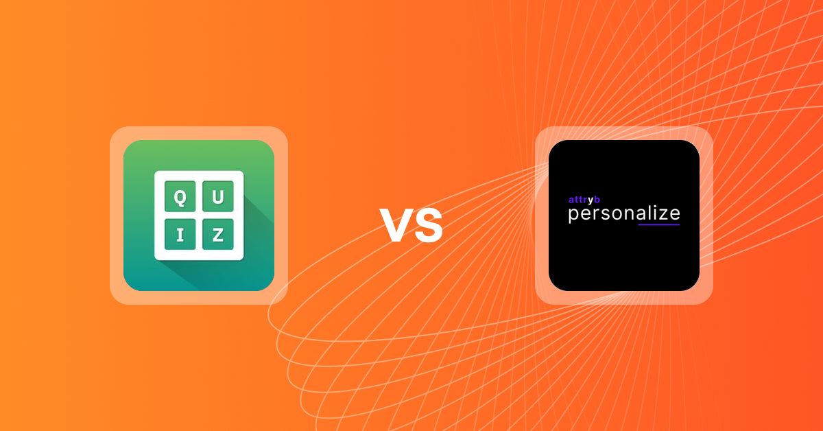 Shopify Upsell and Cross-Sell Apps: Quiz Buddy ‑ Product Quiz vs Attryb Personalize