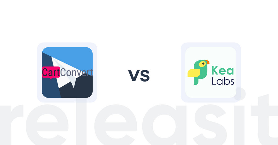 Shopify Upsell and Cross-sell Apps: CartConvert vs Kea Labs: Recommendations