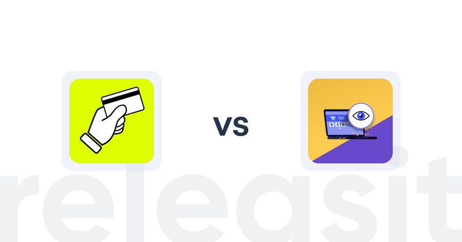 Shopify Upsell and Cross-sell Apps: CartFee: Add Credit Card Fees vs ReVisit‑Recent Viewed Products