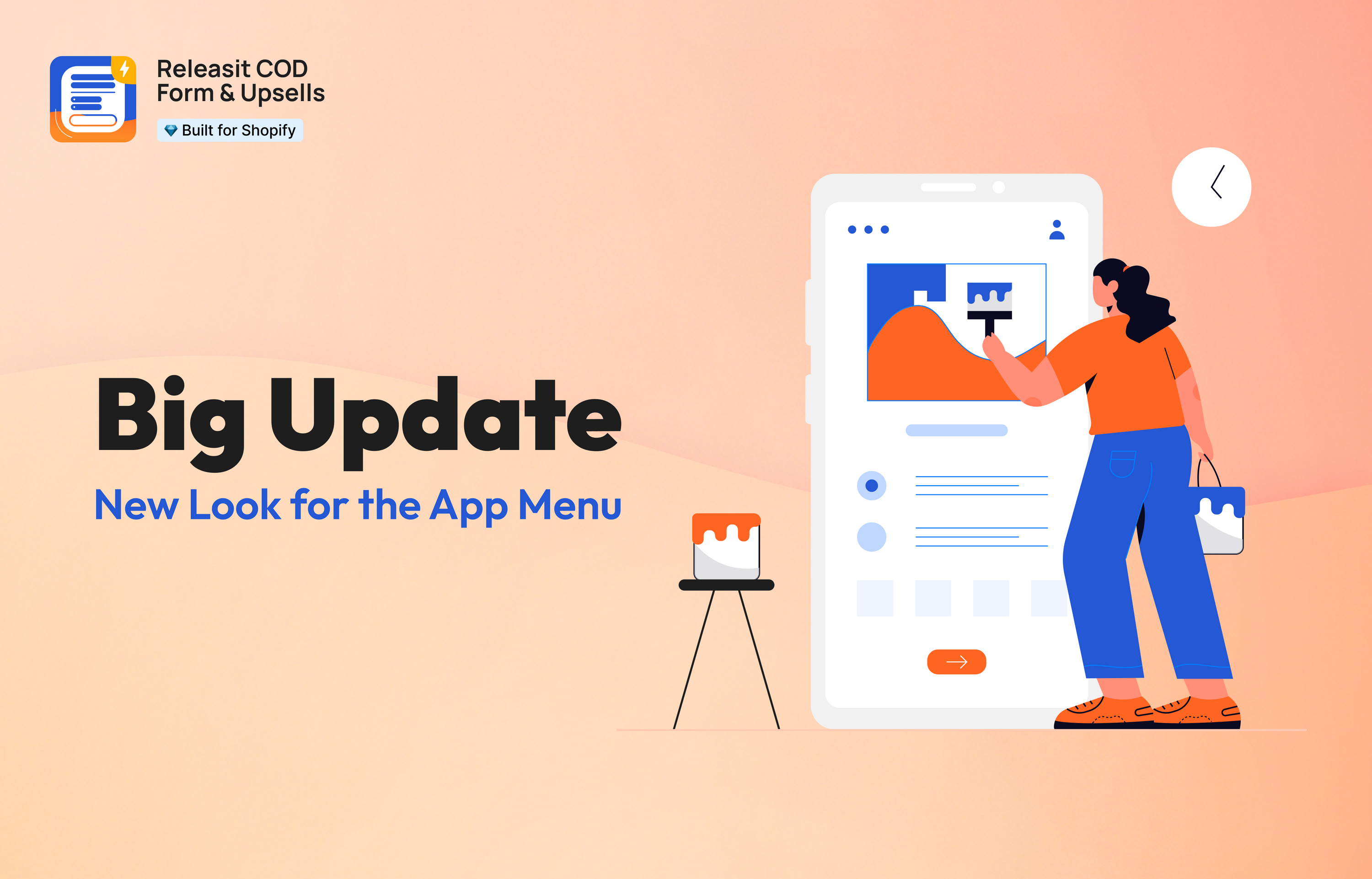 Big Update: A Fresh New Look for the Releasit COD Form & Upsells App Menu